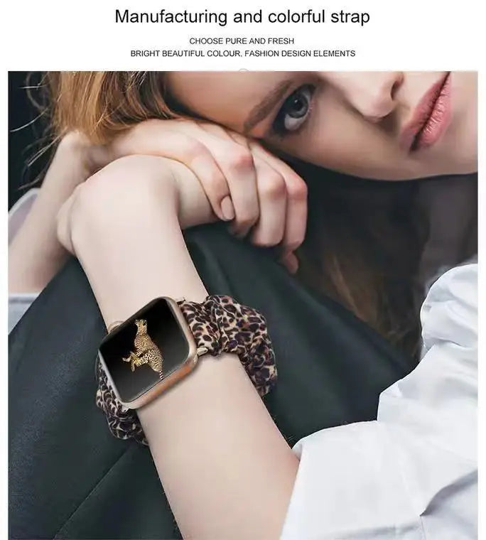 Nylon Elastic band for Apple Watch Ultra 2 49mm 9 8 7 45mm 41mm 6 5 4 SE 40mm 44mm Woman band belt Apple Watch 10 46mm 42mm band