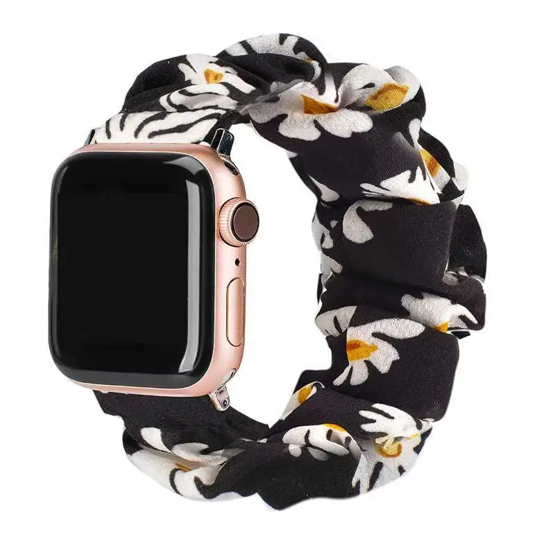 Nylon Elastic band for Apple Watch Ultra 2 49mm 9 8 7 45mm 41mm 6 5 4 SE 40mm 44mm Woman band belt Apple Watch 10 46mm 42mm band