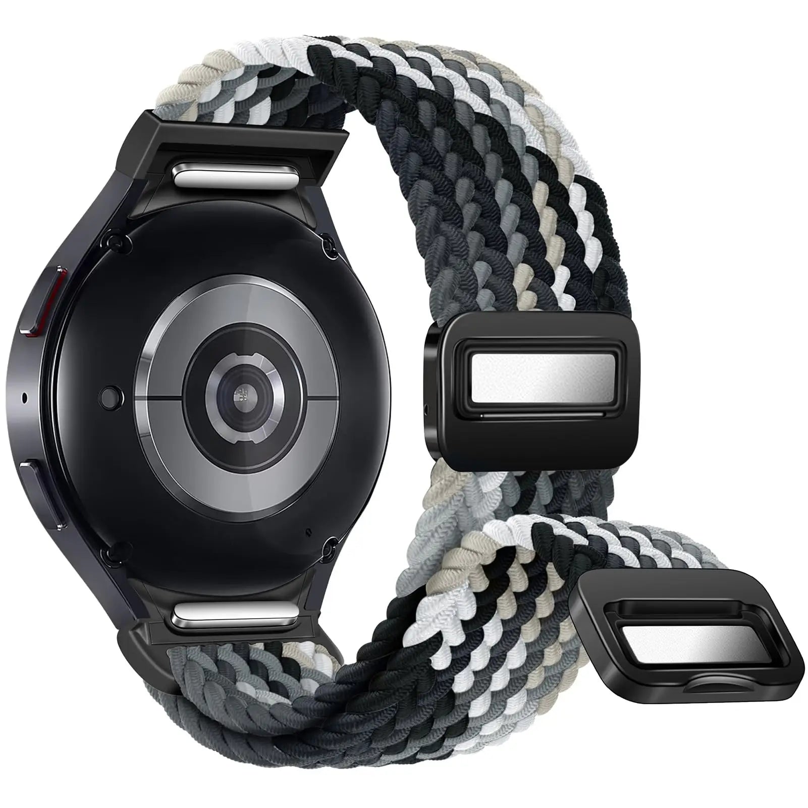 No Gaps Band For Samsung Galaxy Watch 7 6 4 classic/5 pro 47mm 44mm 40mm Braided solo loop Magnetic bracelet Galaxy watch6 strap