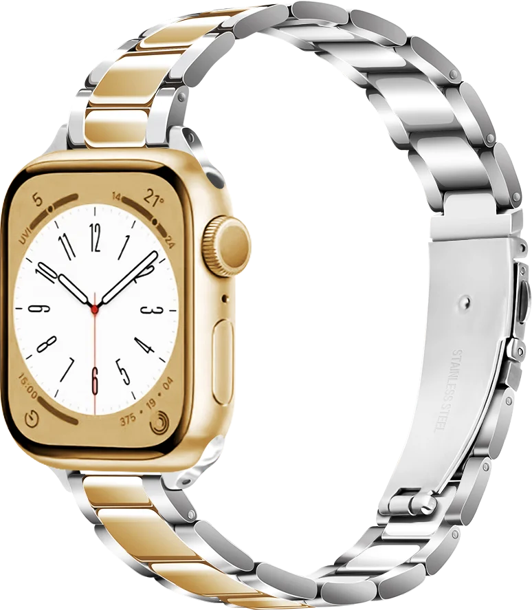 Metal Slim band For Apple Watch 10 9 8 7 41mm 42mm 46mm 45mm Women Stainless Steel band Apple Watch Ultra 2 49mm 6 5 4 SE 44mm 40mm