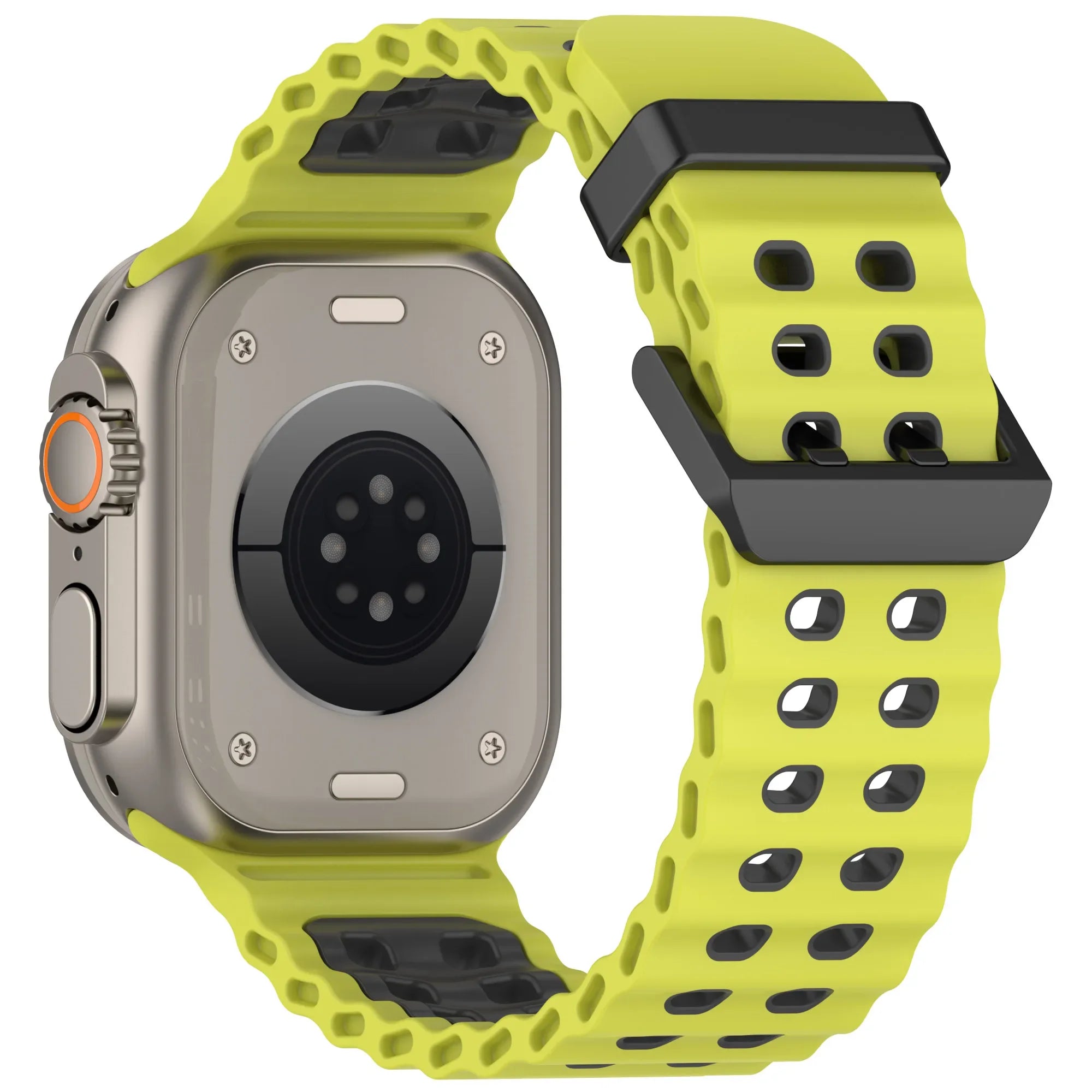 Breathable Silicone band for Apple Watch Ultra 3 2 49mm 11 10 46mm 45mm 44mm Sport Wristband Apple Watch Series 9 8 7 6 5 4 SE Band