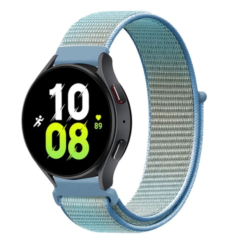 Nylon loop For Samsung Galaxy Watch 6 5 Pro/4/classic/gear s3 frontier/active Sport Bracelet Huawei watch gt2 3 22mm 20mm Strap