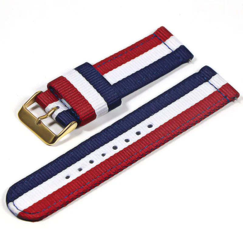 22mm Nylon watch strap For Samsung Galaxy watch 46mm 42mm Active2 Active1 Gear S3 frontier Sports nylon bang