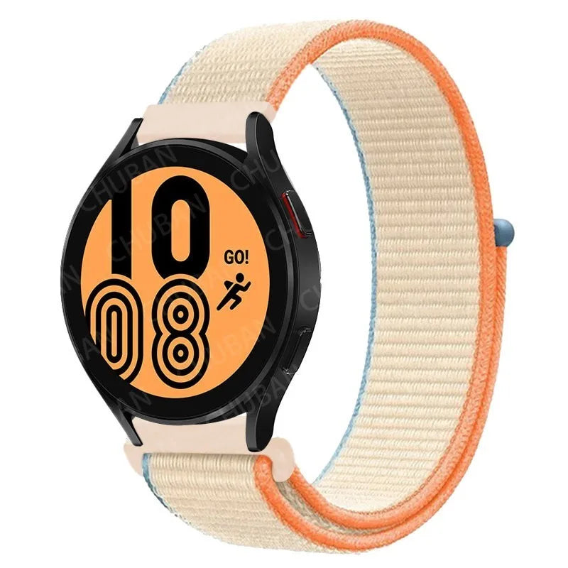 Nylon loop For Samsung Galaxy Watch 6 5 Pro/4/classic/gear s3 frontier/active Sport Bracelet Huawei watch gt2 3 22mm 20mm Strap