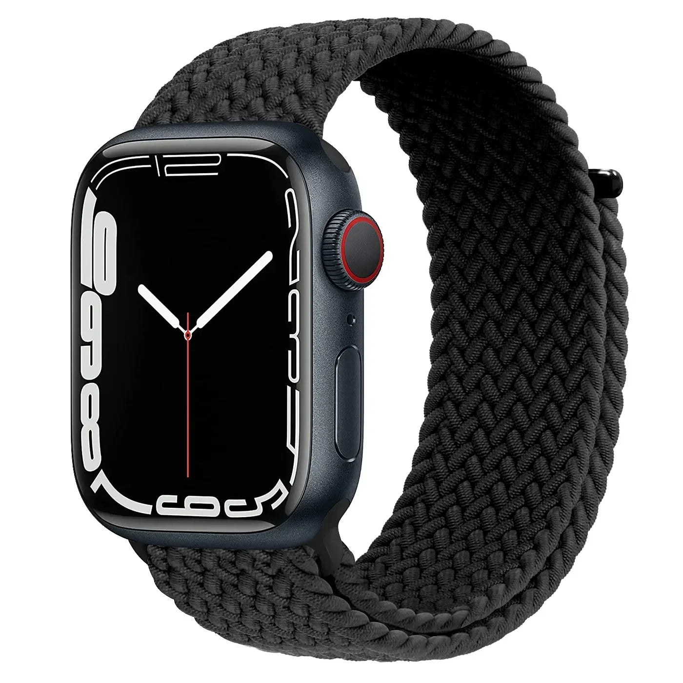 Braided Solo Loop For Apple Watch band 44mm 40mm 45mm 41mm 42mm Ultra 2 49mm correa band Apple Watch Series 9 7 3 5 SE 6 8 band