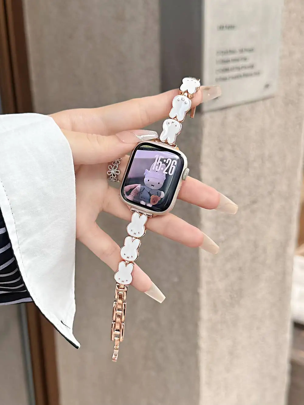 Nice band For Apple Watch band link women Series 11 8 7 6 10 9 40mm 41mm 38mm 42mm 44mm 45mm 46mm band