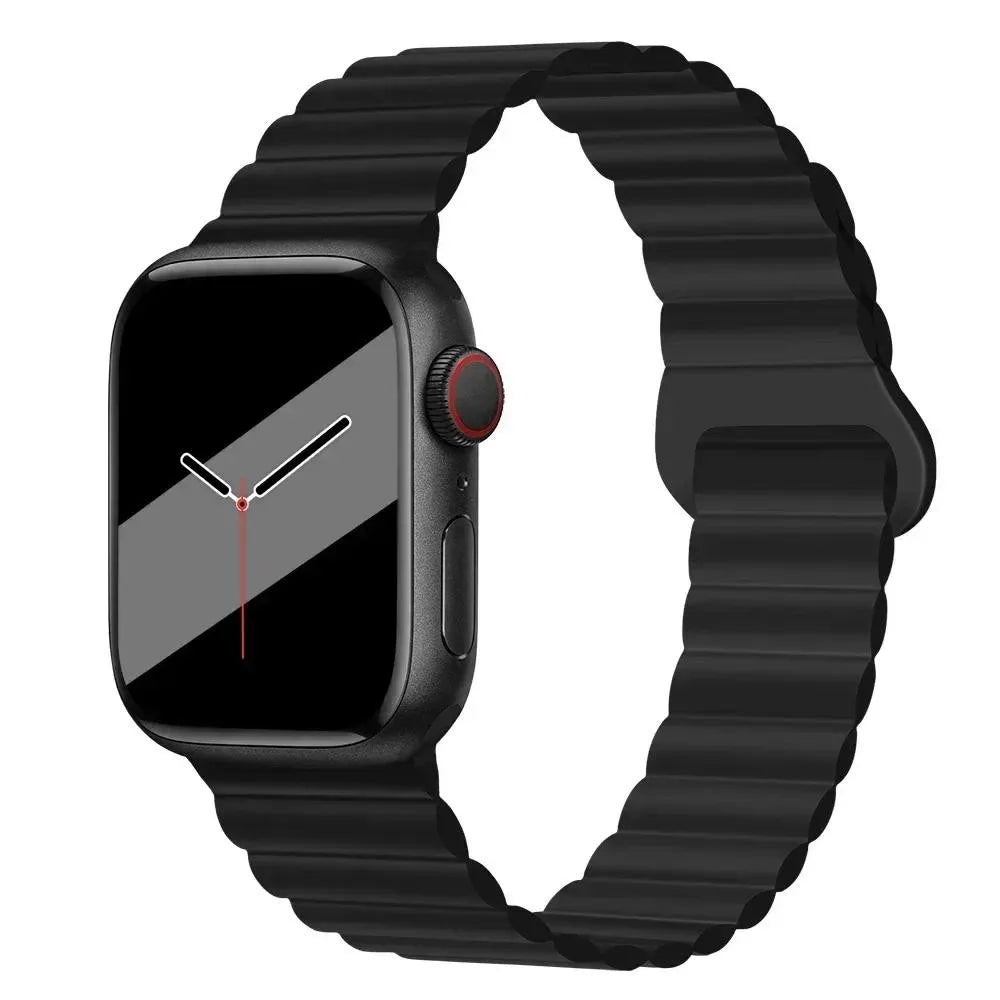 Magnetic band Silicone Sport band For Apple Watch 41mm 42mm 44mm 45mm 46mm 49mm Apple Watch Series 11 10 9 8 7 6 5 4se