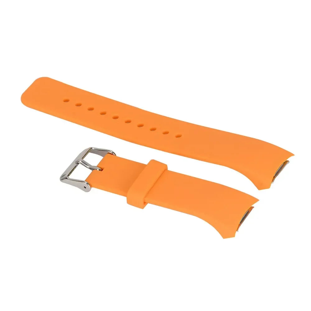 Silicone Watch Strap For Samsung Galaxy Gear S2 R720 Sport Smart Watch Replacement Bracelet For Gear S2 R720 Band