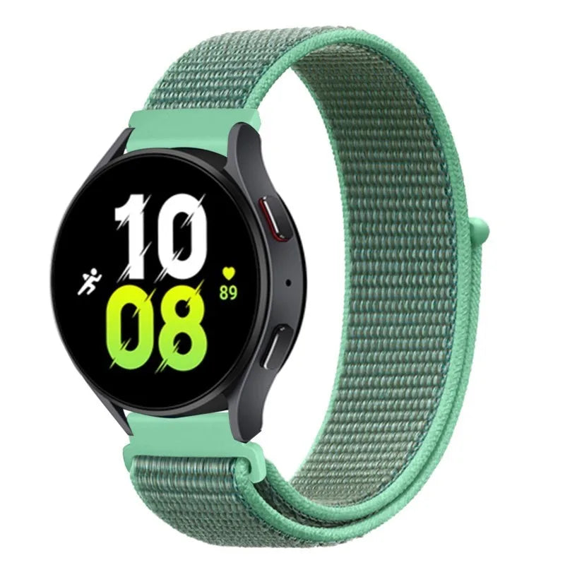 Nylon loop For Samsung Galaxy Watch 6 5 Pro/4/classic/gear s3 frontier/active Sport Bracelet Huawei watch gt2 3 22mm 20mm Strap
