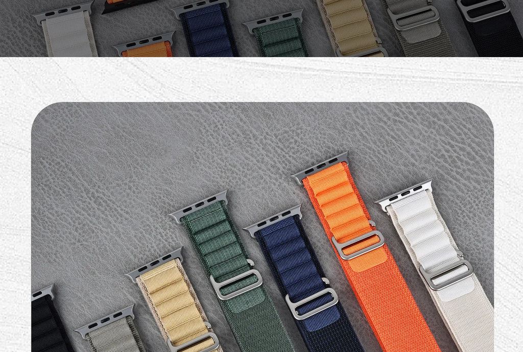 2025 New Suitable for Apple Watch High Quality Nylon band Alpine Loop For Watch Series 10 9 8 7 Ultra 2 band Apple Watch 49mm 46mm