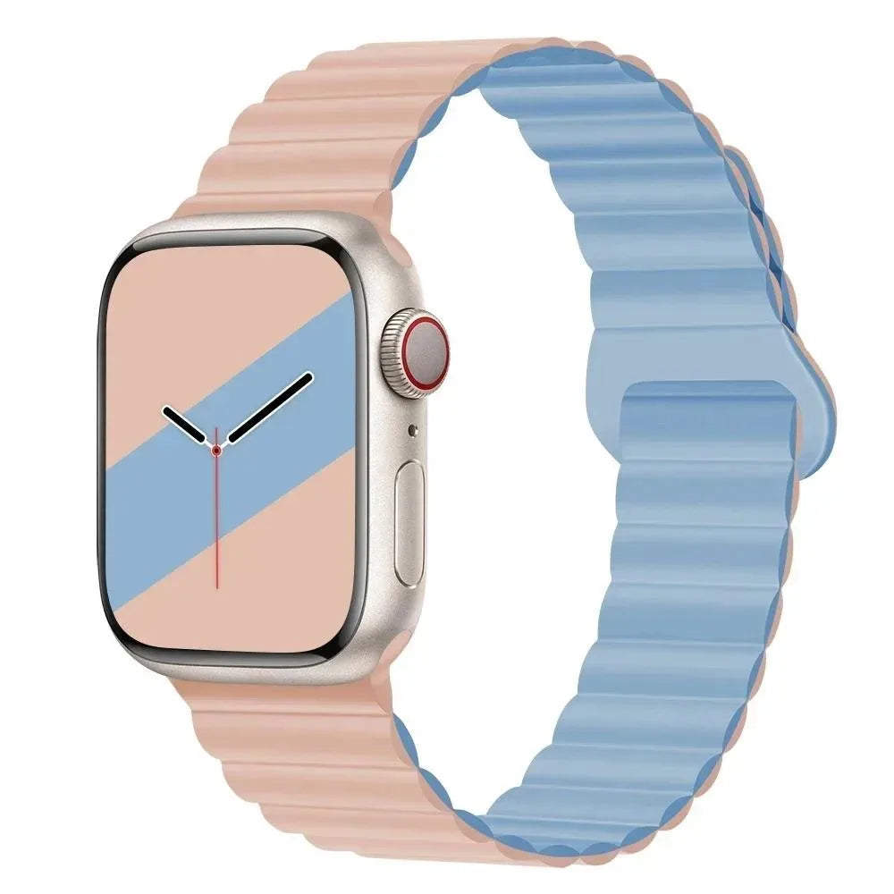 Magnetic band Silicone Sport band For Apple Watch 41mm 42mm 44mm 45mm 46mm 49mm Apple Watch Series 11 10 9 8 7 6 5 4se