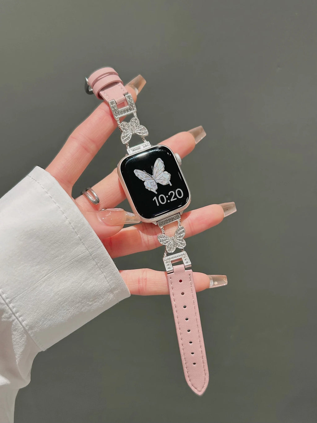 Fashion Leather loop Correa For Apple Watch band Series Ultra 11 10 9 8 7 6 5 4 3 38mm 40mm 41mm 42mm 44mm 45mm 46mm 49mm band