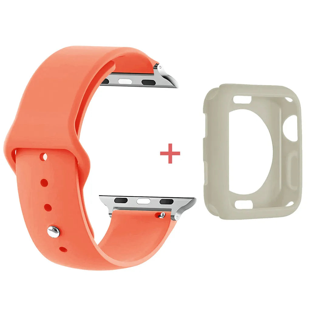 TPU Case+band Screen Protectors for Apple Watch 38mm 40mm 41mm 42mm 44mm 45mm 49mm Apple Watch Series 11 10 9 8 7 6 5 4 Ultra SE