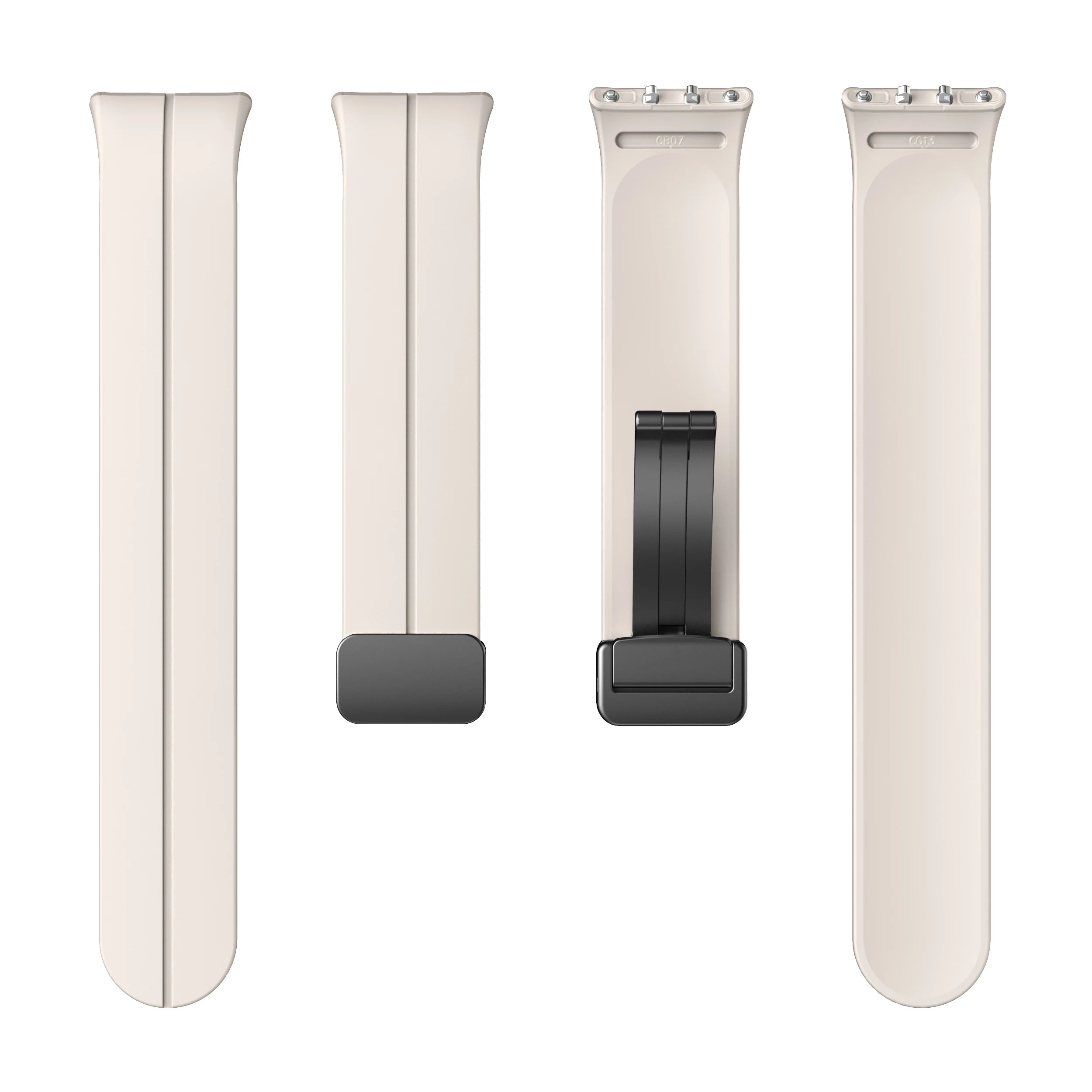 Sports Silicone Band For Samsung Galaxy Fit3 Fit 3 SM-R390 Magnetic D Buckle Strap Wristband Bracelet Replacement Accessories