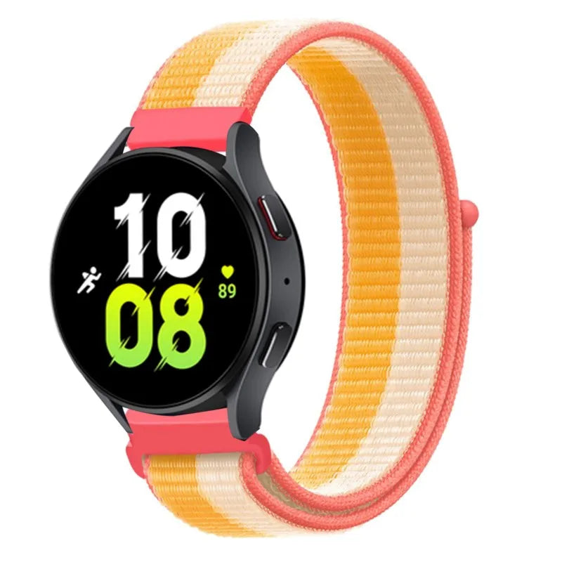 Nylon loop For Samsung Galaxy Watch 6 5 Pro/4/classic/gear s3 frontier/active Sport Bracelet Huawei watch gt2 3 22mm 20mm Strap