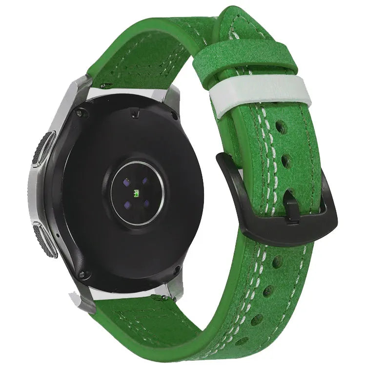 Leather band for Samsung Galaxy watch 6 strap 6classic/5/pro/4/Active 2 20mm 22mm bracelet Huawei Watch GT 2/2e/3/pro watchbands