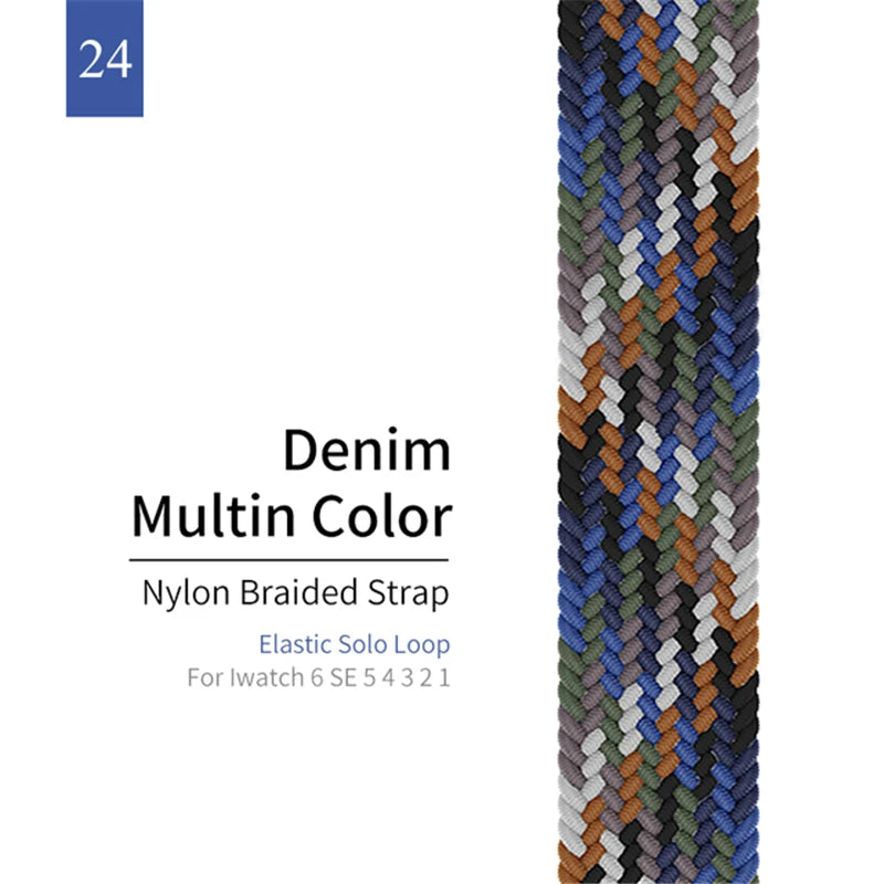 Elastic Solo Loop band For Apple Watch 44mm 40mm 45mm 41mm 46mm 42mm Ultra 49mm band for Apple Watch Series 10 9 8 7 SE 6 5 4 band