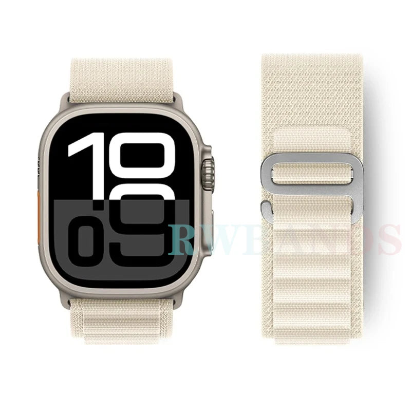 Alpine Loop band for Apple Watch Ultra 3 band 49mm 46mm 45mm 44mm 42mm 41mm 40mm Correa band Apple Watch Series 11 10 SE 9 8 7 6