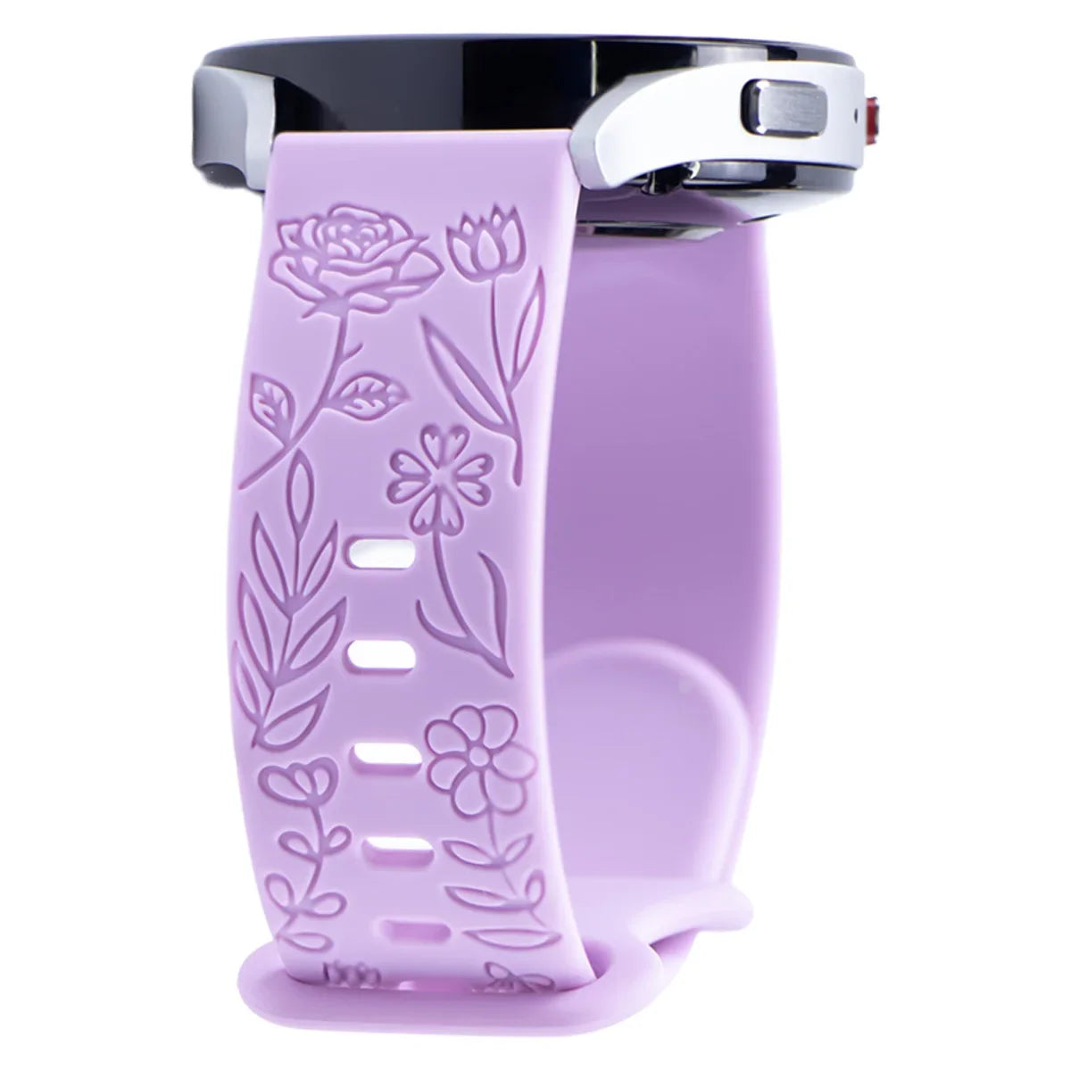 Prints Design Strap for Samsung Galaxy Fit 3 Watch Band Silicone Engraving Bracelet for Samsung Galaxy Fit3 Floral Wristband