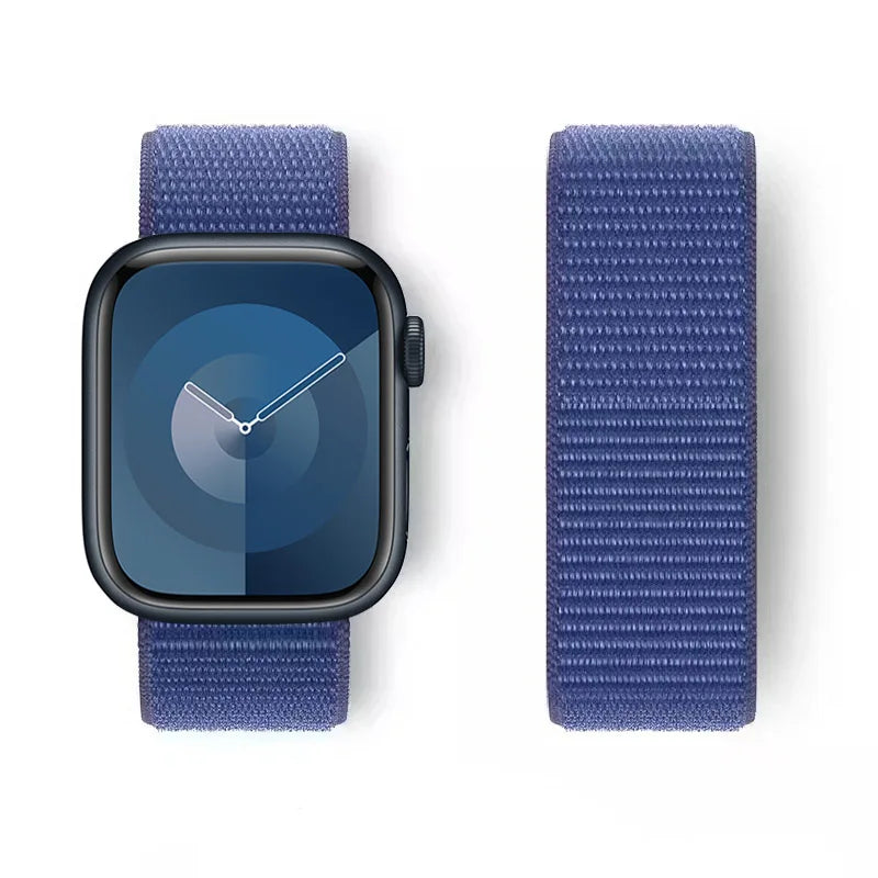 Nylon loop Correa For Apple Watch band 45mm 44mm 46mm 40mm 49mm 41mm 42mm 38mm band Apple Watch Series 6 SE 7 8 9 10 Ultra 2 bands