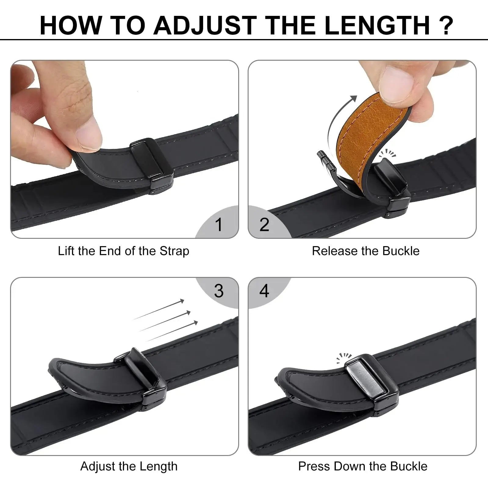 Magnetic band for Apple Watch band 44mm 40mm 45mm 41mm Genuine Leather+silicone band Apple Watch Series 10 9 8 7 SE Ultra 2 49mm