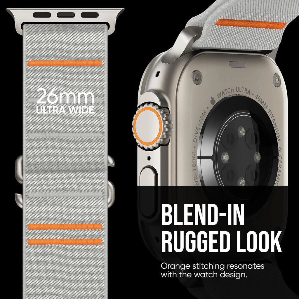 Sport Nylon Loop band for Apple Watch band 49mm 46mm 42mm 45mm 44mm band for Apple Watch Series Ultra 2 10 9 8 7 SE 6 5 4 Correa