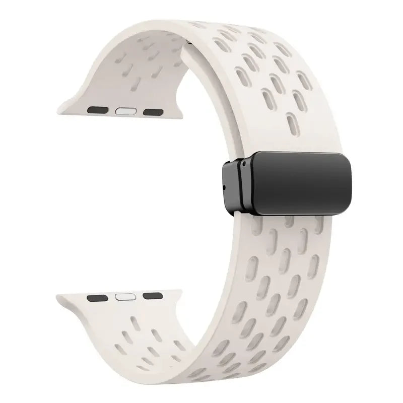 Breathable silicone band for Apple Watch band Ultra 2 49mm 44mm 40mm 42mm 46mm 41mm 45mm band Apple Watch Series 11 10 9 8 7 6 SE3