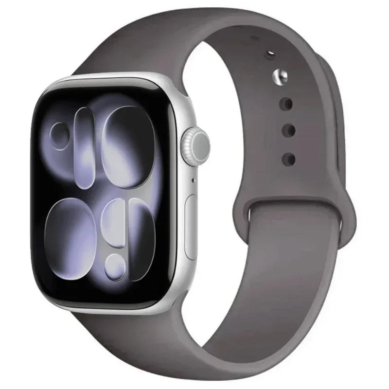 For Apple Watch band 46mm 42mm 45mm 44mm 40mm Silicone sport band Apple Watch Series 11 10 8 7 6 5 4 SE 9 Ultra 3 2 49mm band