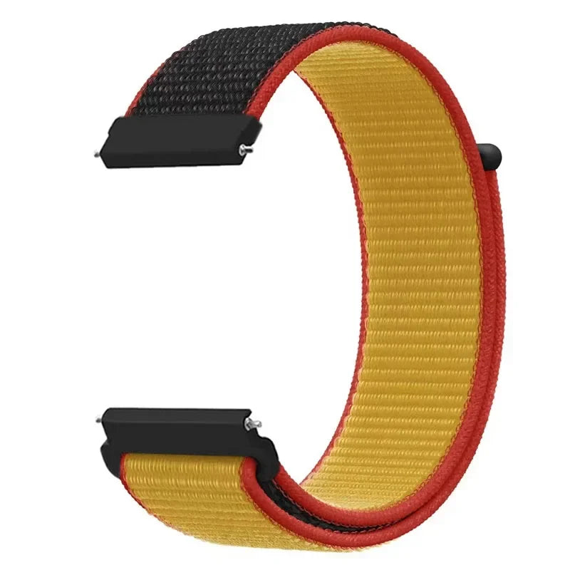 20mm 22mm Nylon Strap for Samsung Galaxy Watch 7/6/5/4 Huawei Watch 5/GT5/4/3 Pro 46mm Breathable Band for Garmin 970 965 955 55