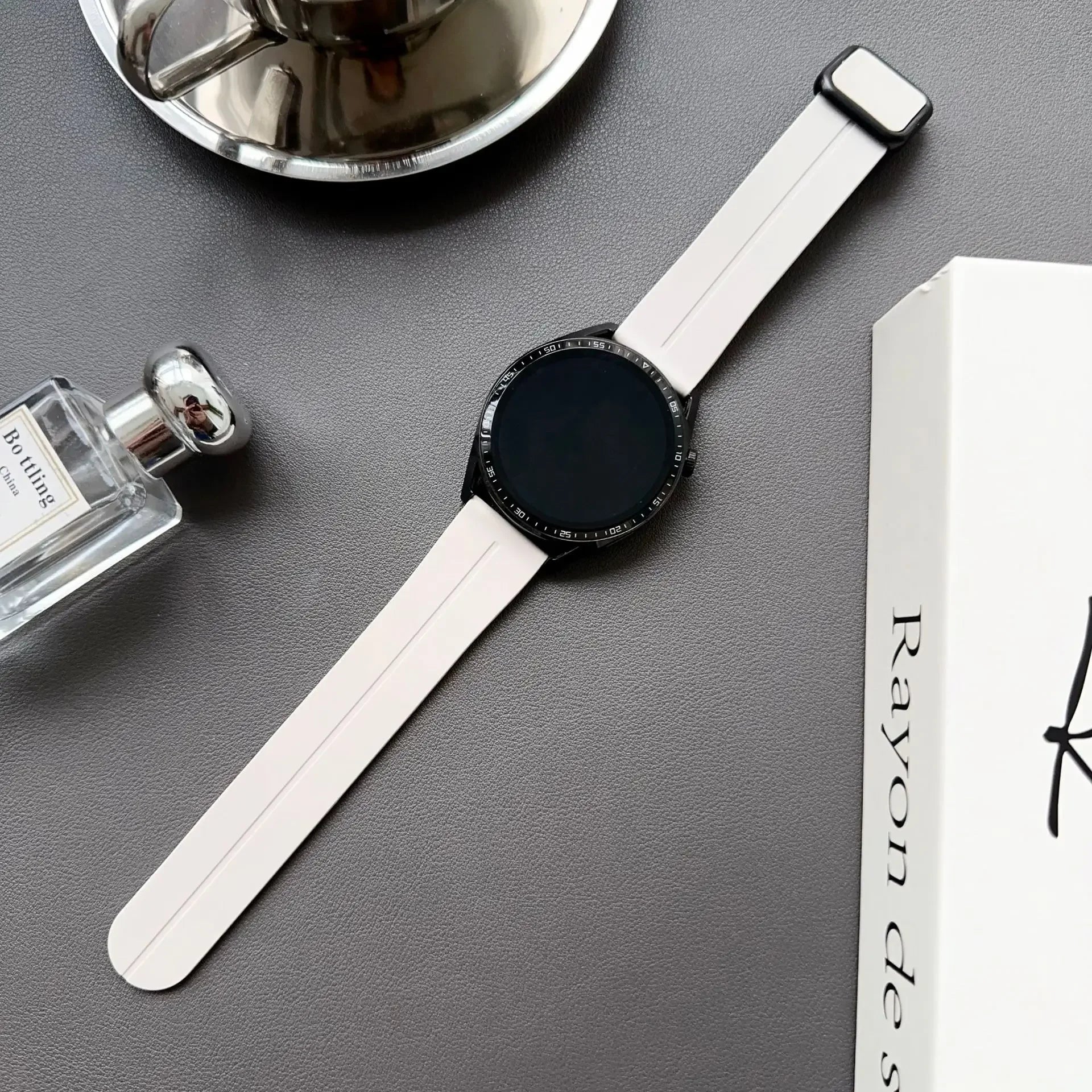 20mm 22mm Magnetic Strap for Samsung Galaxy Watch 6 5 4 5Pro 6 4 Classic 43 47mm Silicone Bracelet for Huawei Watch GT4 4Pro GT3